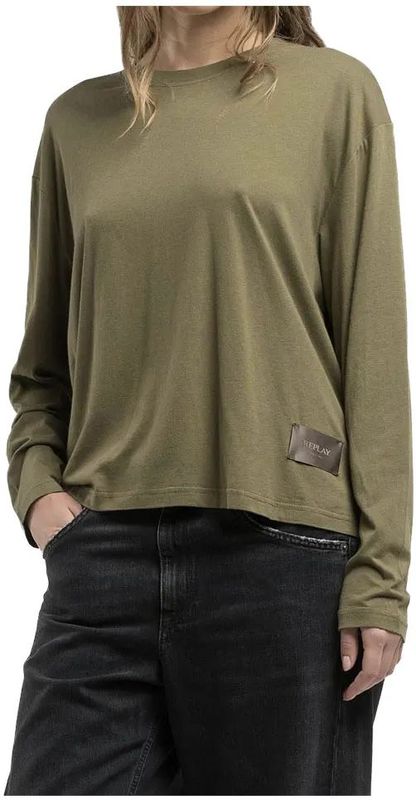 Replay W3162 .000.22524p T-shirt Met Lange Mouwen