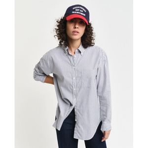 Gant Relaxed Fit Striped Luxury Oxford Overhemd Met Lange Mouwen