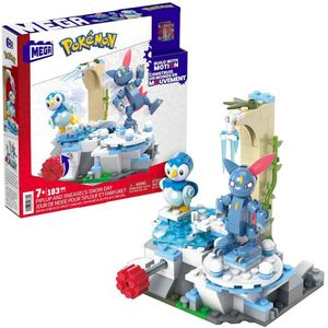 Mega Construx Pokémon Puplup And Sneasel Relax Blauw