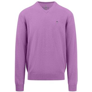 Fynch Hatton 1413211 V Neck Sweater Paars 2XL Man
