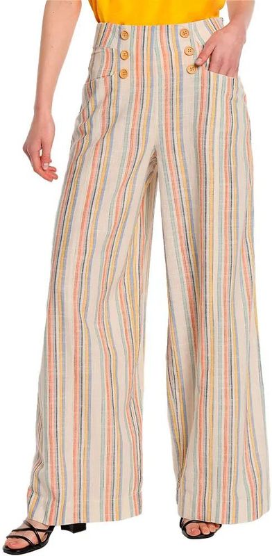 Lois Jeans - Chino Broek - Multi Color Stripes - Damesbroeken