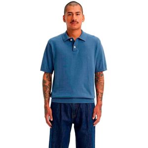 Levi's Poloshirt - Kleur Coastal Fjord - 100% Katoen - 2-knoopsmodel