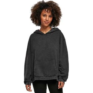 Build Your Brand Acid Washed Oversize Hoodie