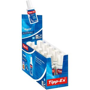 Tipp-ex Pack 10 Tipp Ex White Liquid Corrector 20ml Transparant