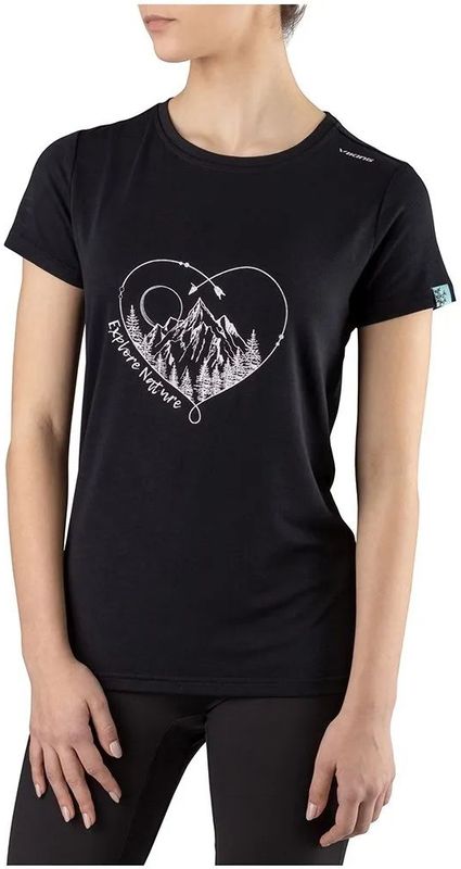 Viking - Lenta Bamboo Light - T-shirt - Zwart - Korte Mouwen