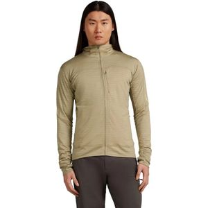 Icebreaker - Merino Blend 300 RealFleece Descender LS Zip Hoodie - Beige - Fleece