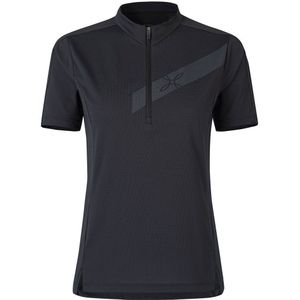 Montura Way Zip Short Sleeve T-shirt Zwart XS Vrouw