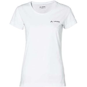 Vaude Brand Short Sleeve T-shirt Wit 40 Vrouw