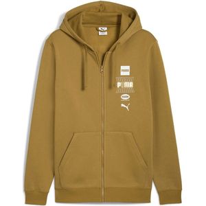 Puma Ess Logo Lab Holiday Sweatshirt Met Rits