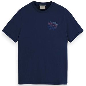 Scotch & Soda 173012 Short Sleeve T-shirt Blauw S Man
