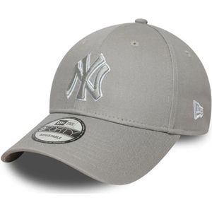New Era - New York Yankees Outline 9FORTY - Baseball Cap - Zwart - Materiaal: Hoofdmateriaal