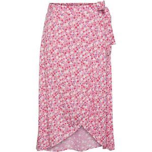 Pieces Tala Wrap Midi Skirt Roze S Vrouw