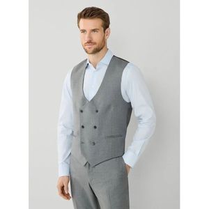 Hackett - HM470503 - Bodywarmer - Grijs - Getailleerd - Wol - Klassiek