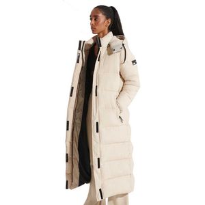 Superdry Touchline Padded Jacket Beige S Vrouw