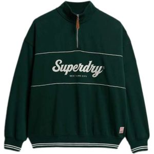 Superdry - Country Club Loose - Sweatshirt - Met Halve Rits