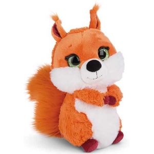 Nici Squirrel Stuffed School Cuddly 24 Cm Sitting Teddy Oranje