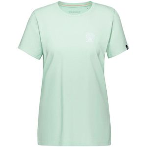 Mammut Massone Emblems Short Sleeve T-shirt Groen XL Vrouw