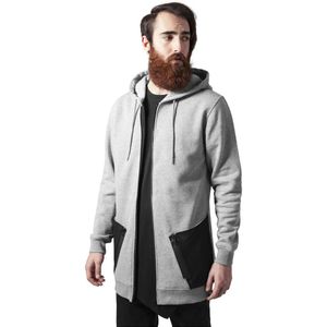 Urban Classics Long Pead Zip Sweatshirt