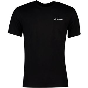 Vaude Brand Short Sleeve T-shirt Zwart S Man