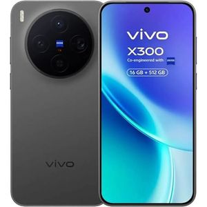 Vivo Smartphone 5671324 Octa Core 16 GB RAM 512 GB Schwarz (512 GB, Zwart), Smartphone, Zwart