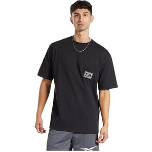 Reebok Classics Relaxed Heavyweight Pocket Short Sleeve T-shirt Zwart XS Man