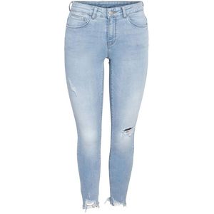 Noisy May Kimmy Destroyed Fit Az370lb Jeans Blauw 27 / 30 Vrouw