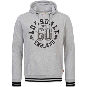 Lonsdale - Mamhead - Hoodie - Gemeleerd Grijs/Zwart