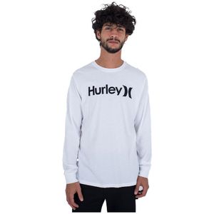 Hurley Everyday One&only Solid Long Sleeve T-shirt Wit M Man