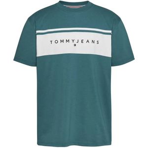 Tommy Jeans Reg Linear Cut & Sew T-shirt Met Korte Mouwen