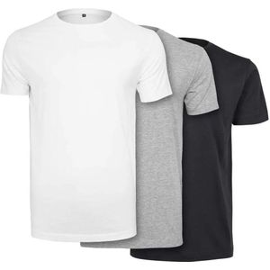Build Your Brand By005b T-shirt Met Korte Mouwen 3 Eenheden