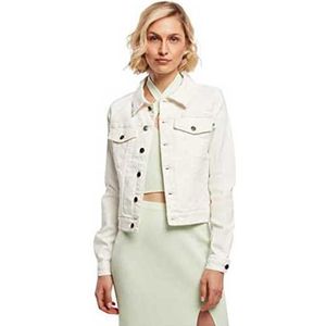 Urban Classics Organic Denim Jacket Wit 5XL Vrouw