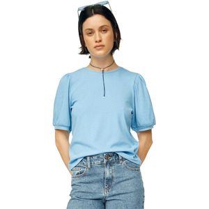 Object Jamie Short Sleeve T-shirt Blauw XL Vrouw