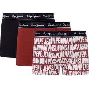 Pepe Jeans Allover Logo Boxer 3 Units Veelkleurig S Man