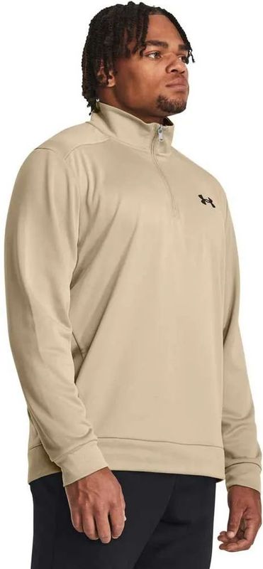 Under Armour - 1/4 Zip Sweatshirt - Fleece - Zwart - Armour Fleece®
