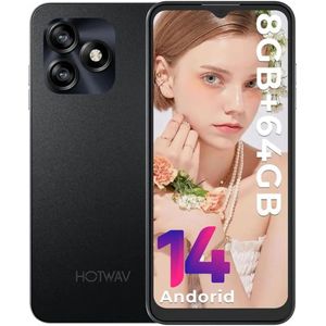 HOTWAV Note 15 - Smartphone - Zwart - 6.6-inch Display - Hoge Capaciteit Batterij