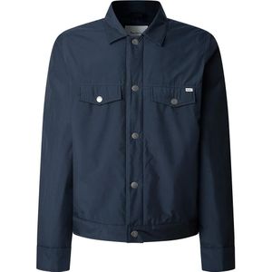 Pepe Jeans - PM403102 - Gewatteerd Jack - Marineblauw - Casual - Polyester