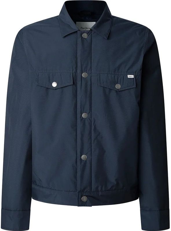 Pepe Jeans - PM403102 - Gewatteerd Jack - Marineblauw - Casual - Polyester