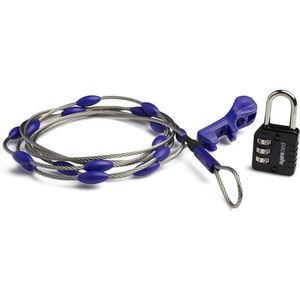 Pacsafe Wrapsafe Cable Lock Padlock Blauw