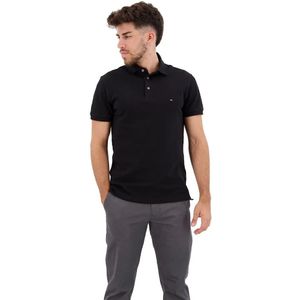 Tommy Hilfiger 1985 Slim Korte Mouw Poloshirt Gerenoveerd