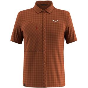 Puez Dry - Heren Shirt - Korte Mouwen - Blauw - Nylon - Ademend