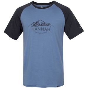 Hannah Taregan Short Sleeve T-shirt Blauw XL Man