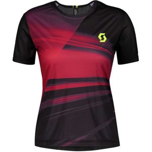 Scott Rc Run Short Sleeve T-shirt Rood,Zwart S Vrouw