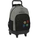 Safta Compact With Trolley Wheels Harry Potter House Of Champions Backpack Zwart