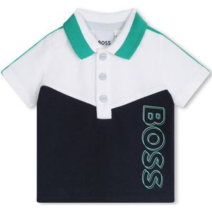 Boss J50800 Short Sleeve Polo Blauw 3 Months