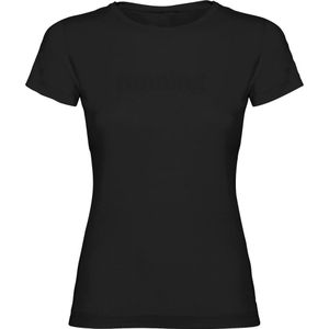 Kruskis Word Running Short Sleeve T-shirt Zwart 2XL Vrouw