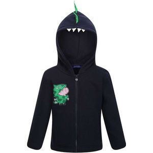 Regatta Peppa Full Zip Sweatshirt Zwart 5-6 Years Jongen