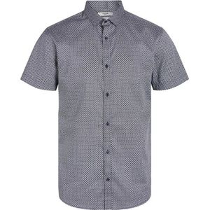 Jack & Jones Blacardiff Print Plus Size Overhemd Met Korte Mouwen