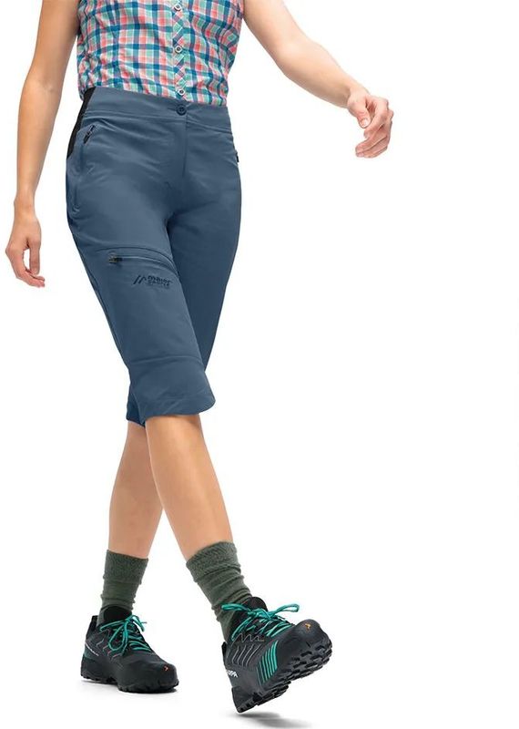 Dames - Wandelbroek - Jeansblauw - Elastisch - Slim Fit