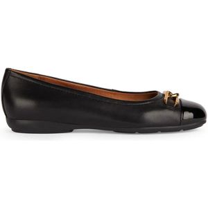 Geox - Annytah - Ballerina's - Zwart - Ronde Teen