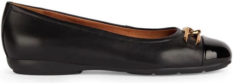 Geox - Annytah - Ballerina's - Zwart - Ronde Teen